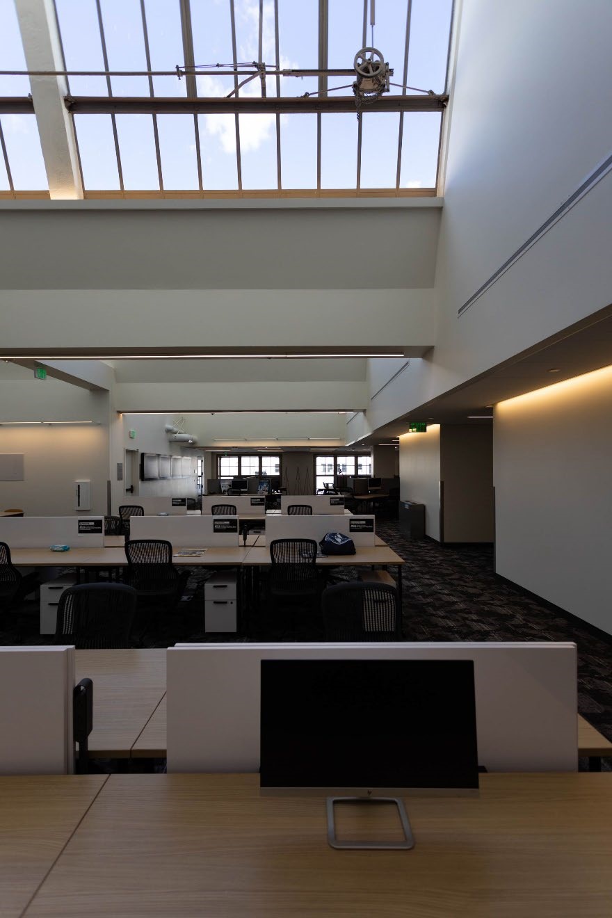 Open working space, third floor